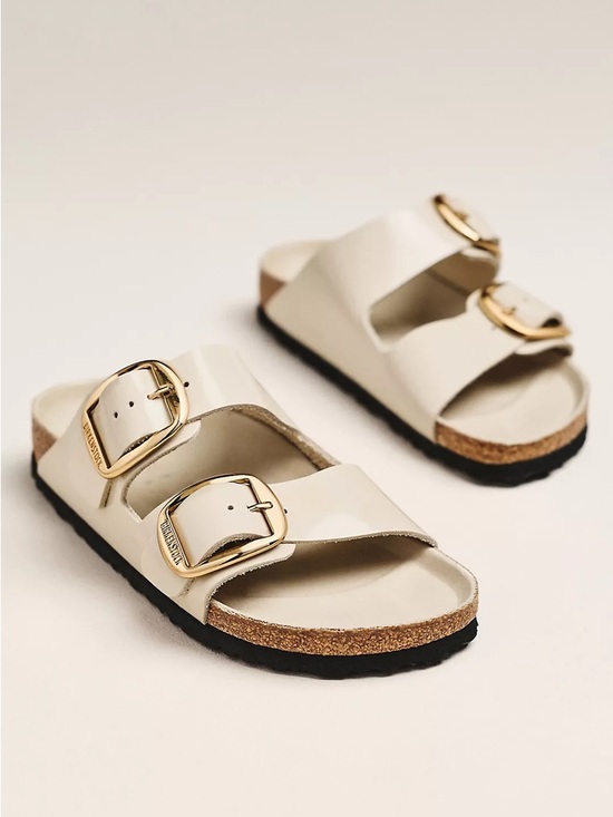 Birkenstock Shoes - New Birkenstock Arizona Big Buckle High Shine Sandals